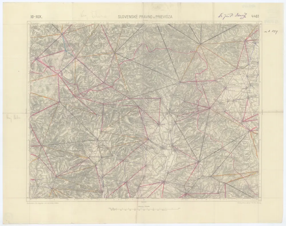 Voorbeeld van de oude kaart