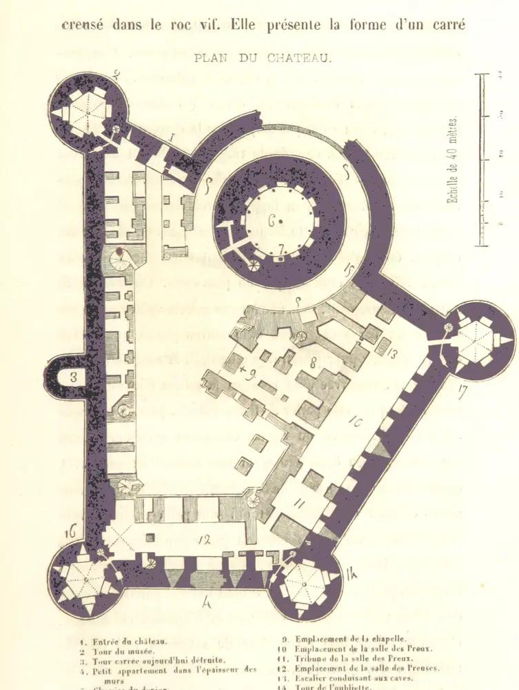 Voorbeeld van de oude kaart