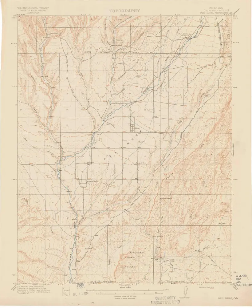 Voorbeeld van de oude kaart