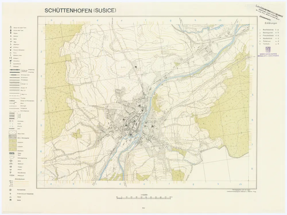 Voorbeeld van de oude kaart