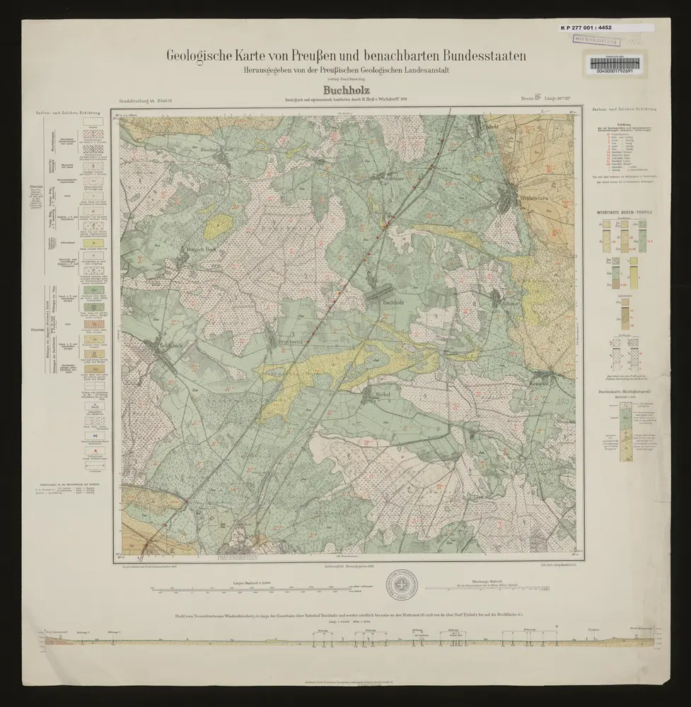 Voorbeeld van de oude kaart