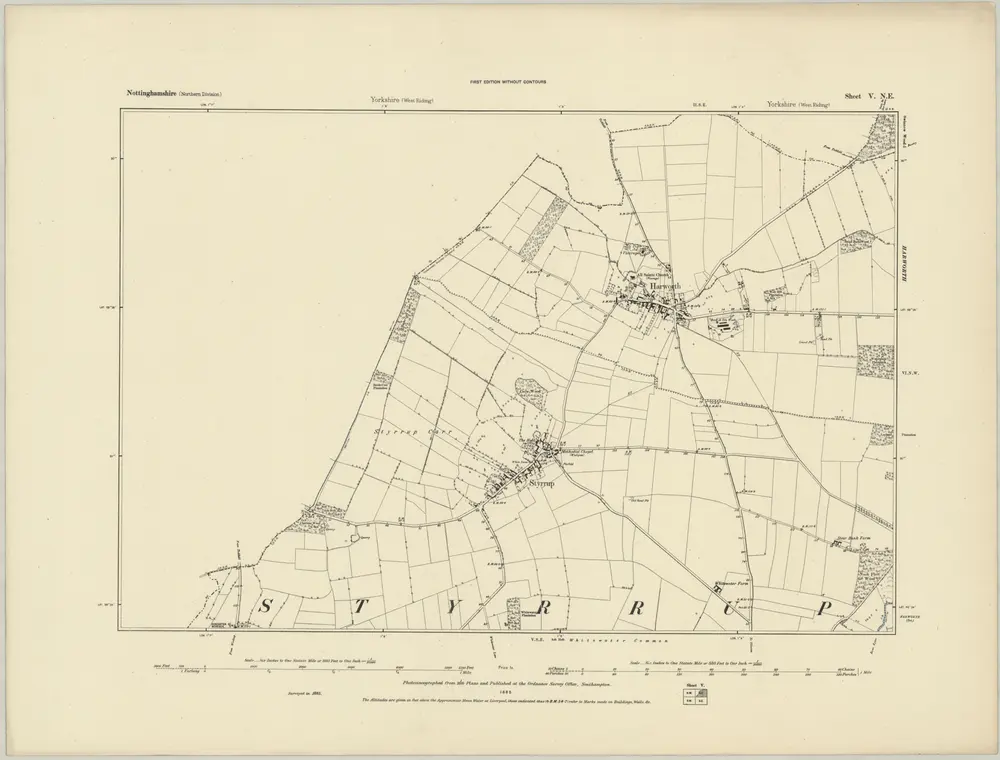 Aperçu de l'ancienne carte