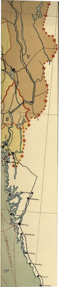 Voorbeeld van de oude kaart