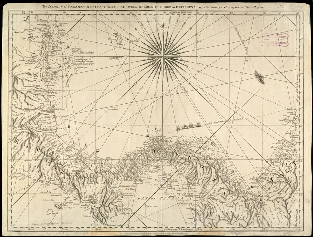 Voorbeeld van de oude kaart