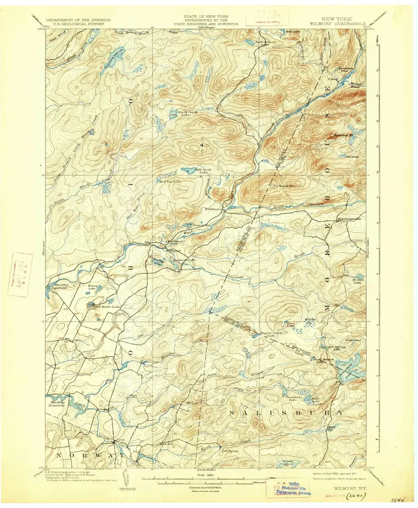 Voorbeeld van de oude kaart