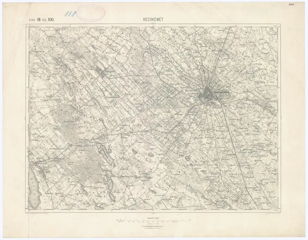 Aperçu de l'ancienne carte