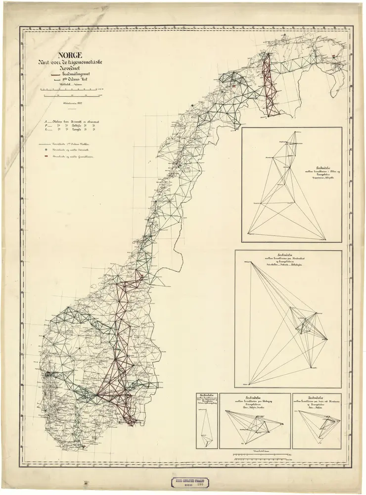 Voorbeeld van de oude kaart