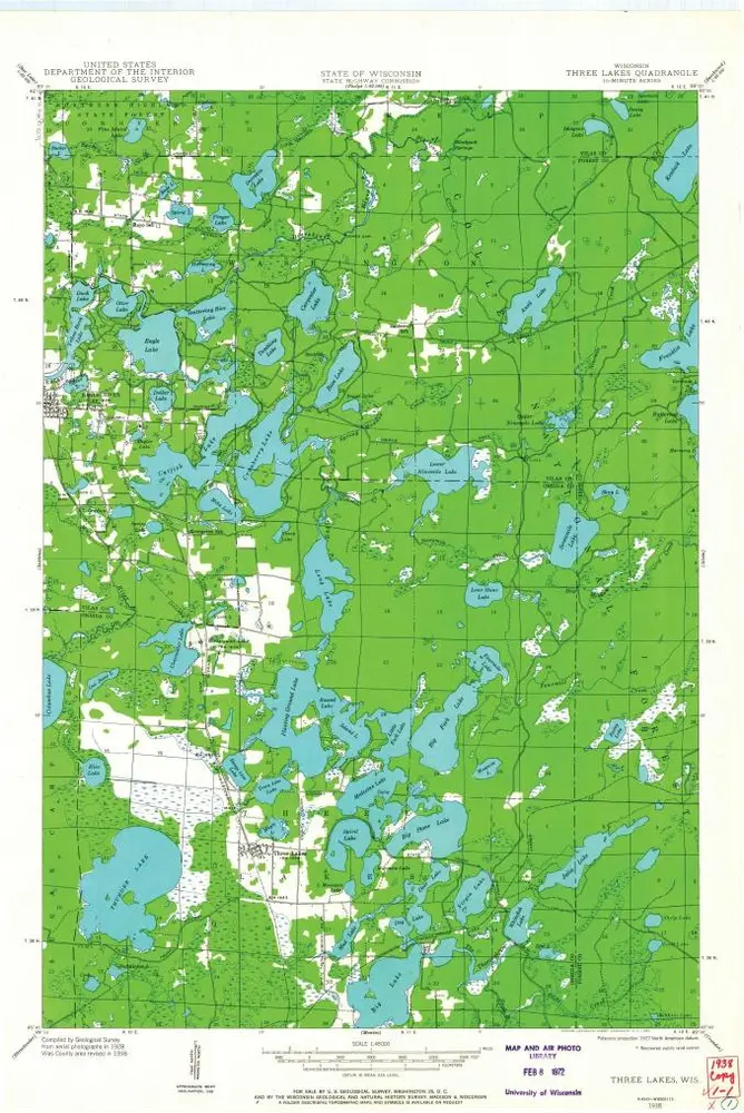 Voorbeeld van de oude kaart