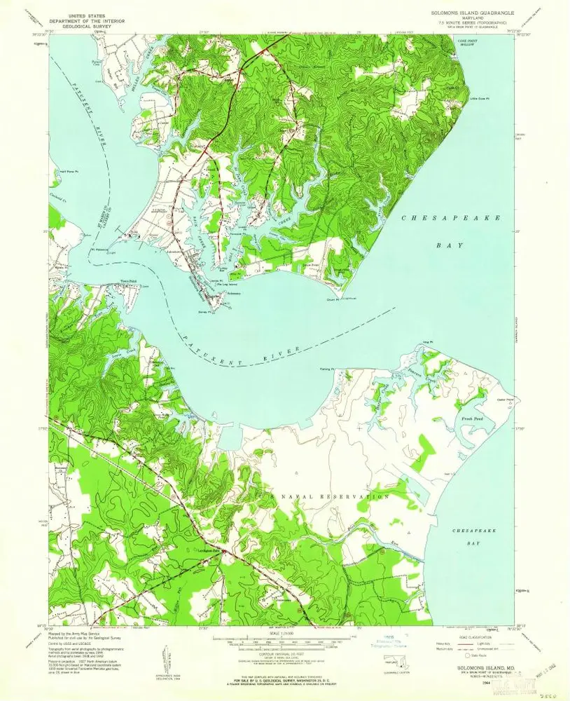 Voorbeeld van de oude kaart