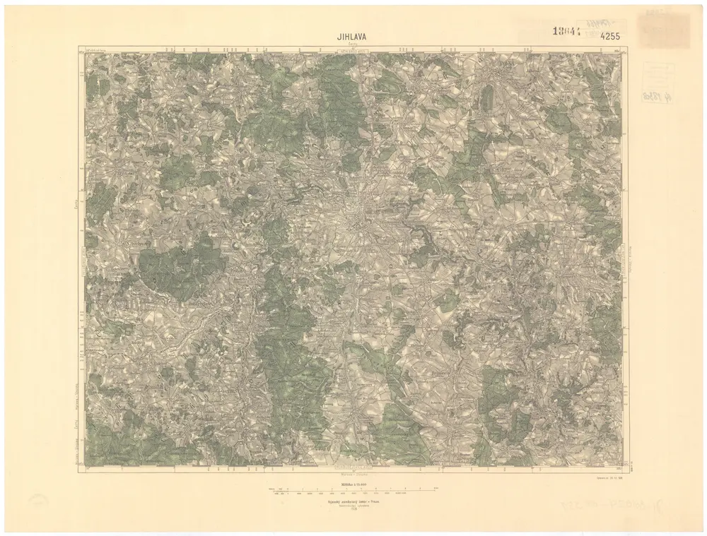 Voorbeeld van de oude kaart