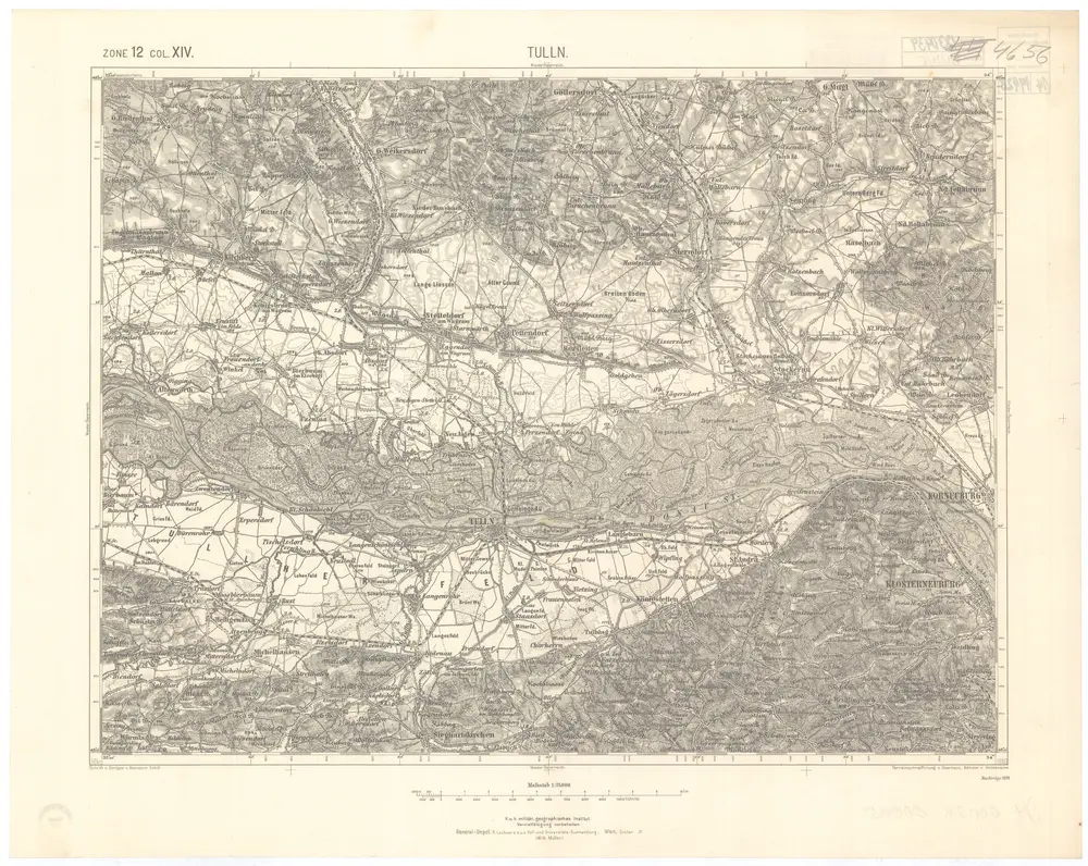 Voorbeeld van de oude kaart