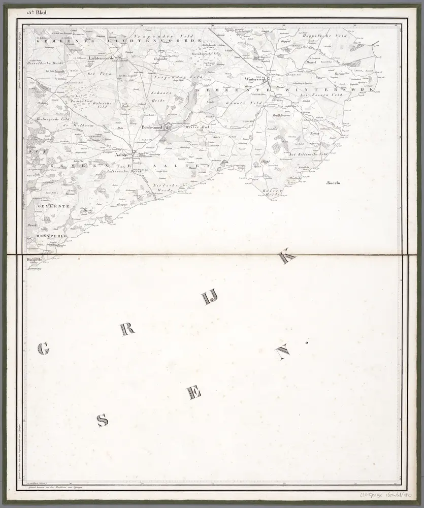 Aperçu de l'ancienne carte