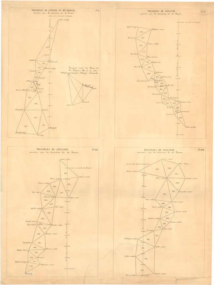 Voorbeeld van de oude kaart