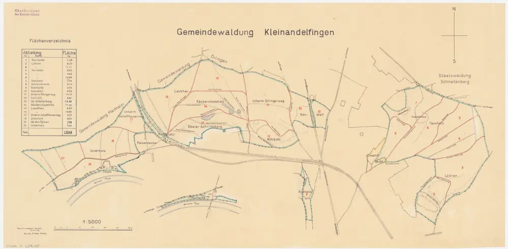 Vorschau auf die alte Karte