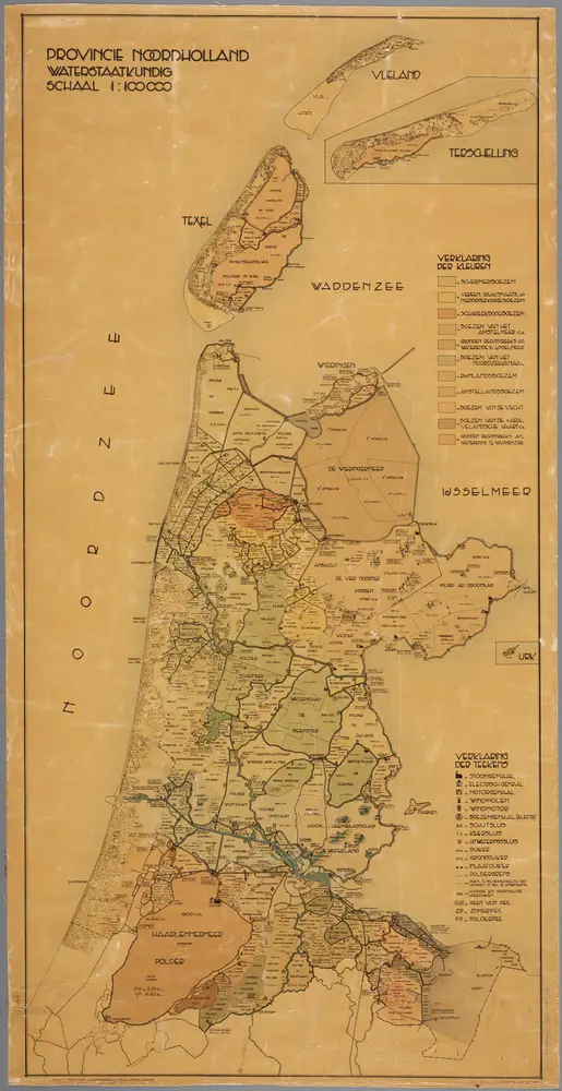 Voorbeeld van de oude kaart