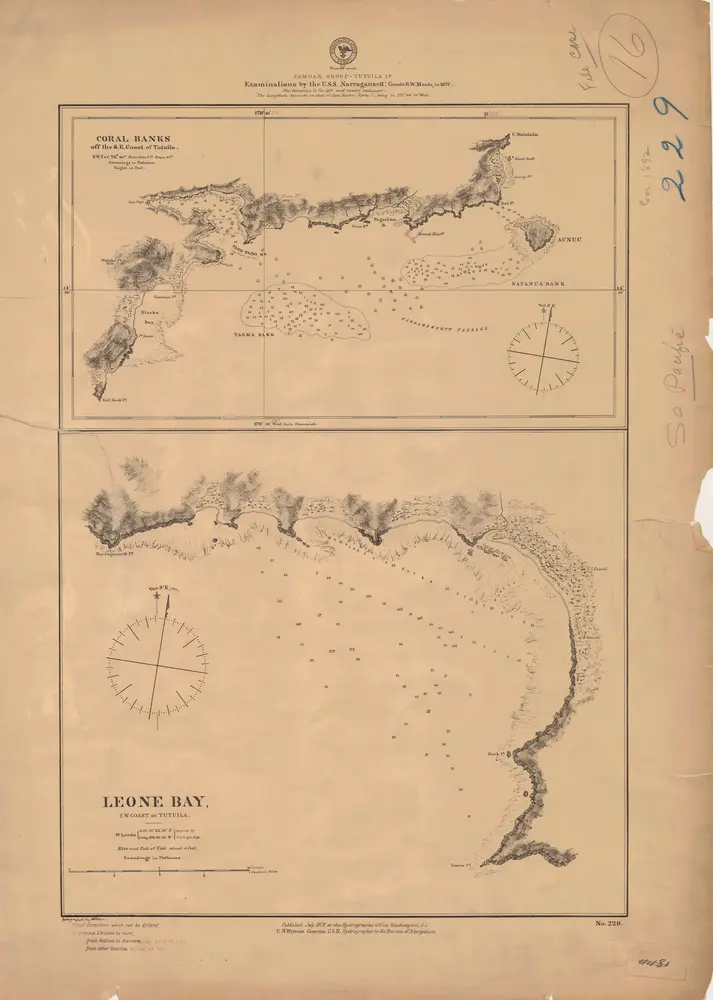 Voorbeeld van de oude kaart