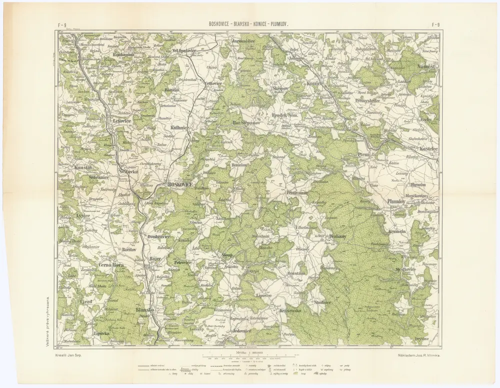 Voorbeeld van de oude kaart