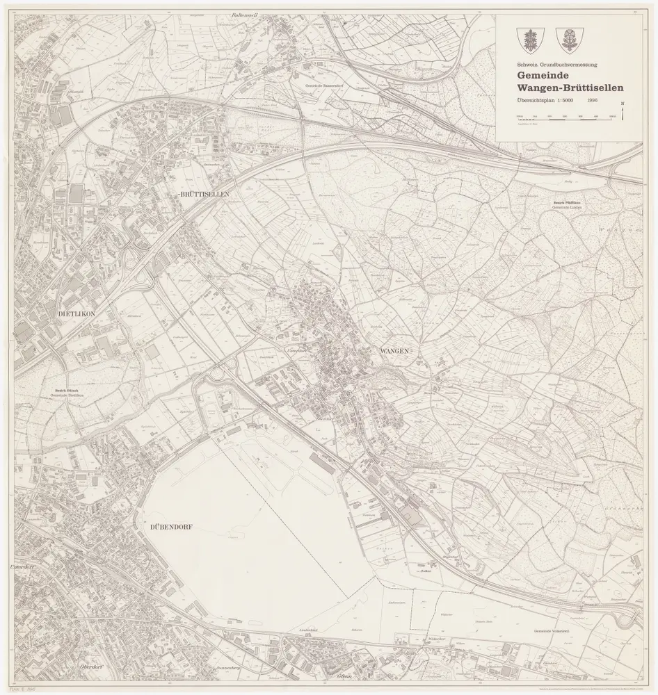 Voorbeeld van de oude kaart