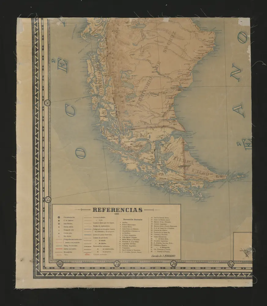 Pré-visualização do mapa antigo