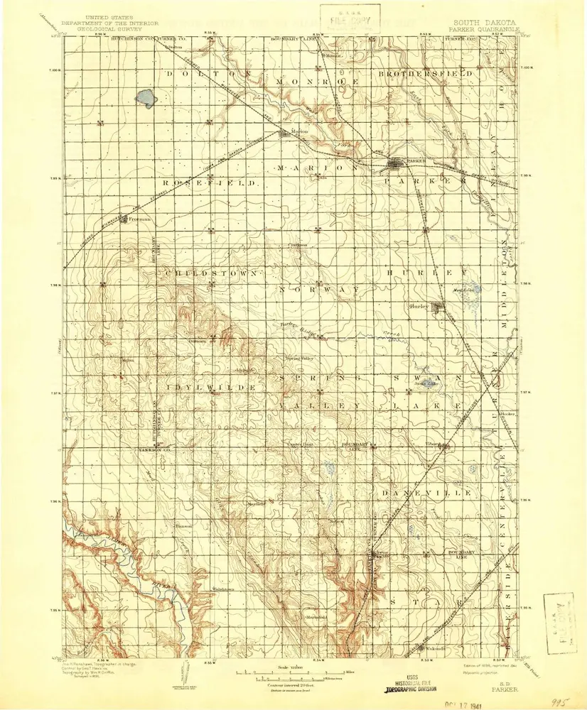 Aperçu de l'ancienne carte