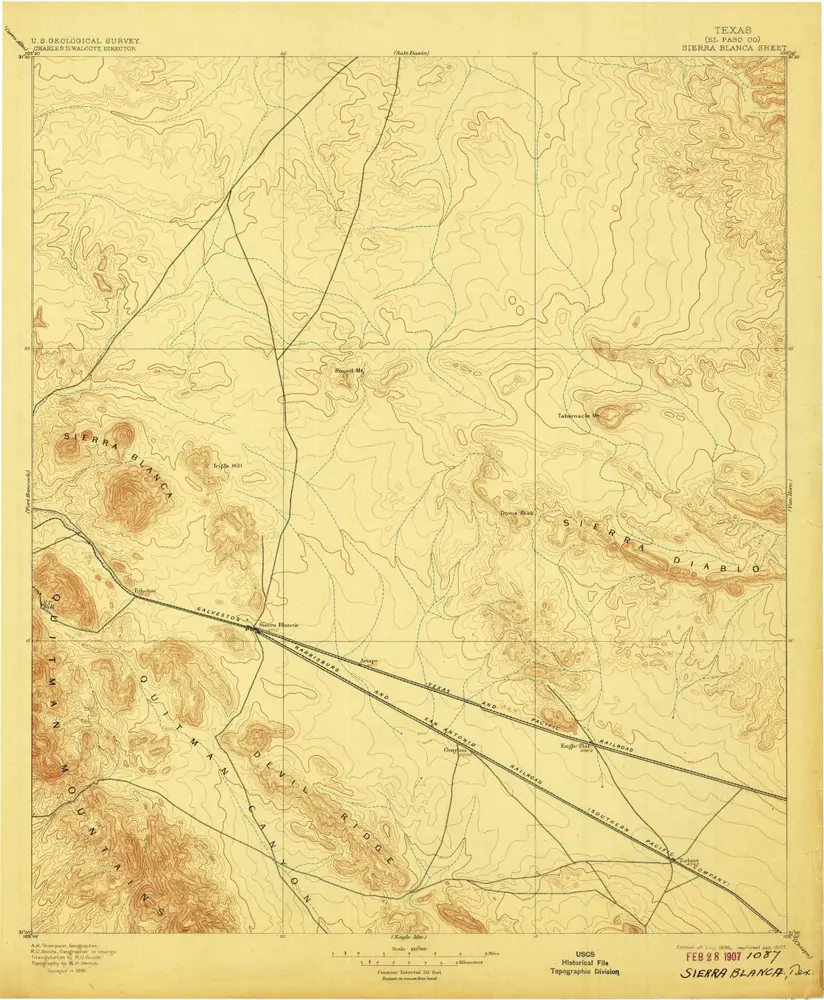 Voorbeeld van de oude kaart