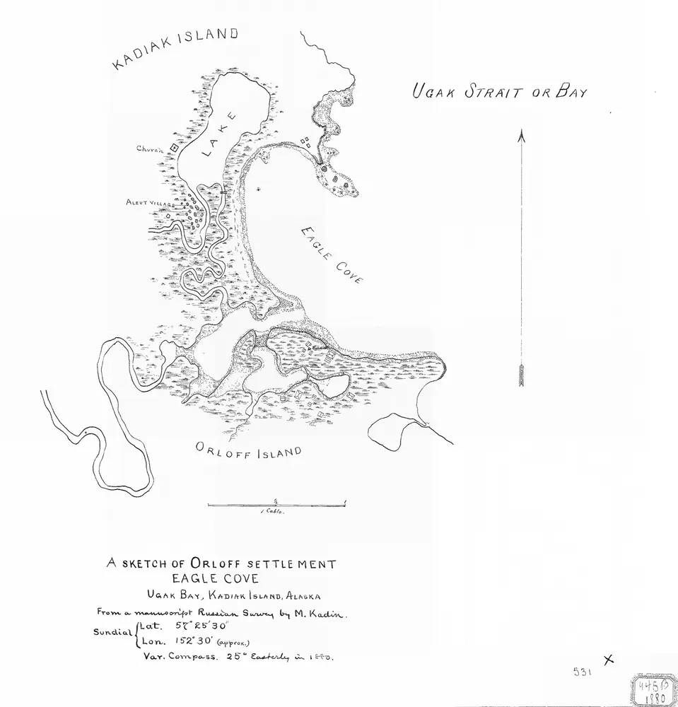 Voorbeeld van de oude kaart