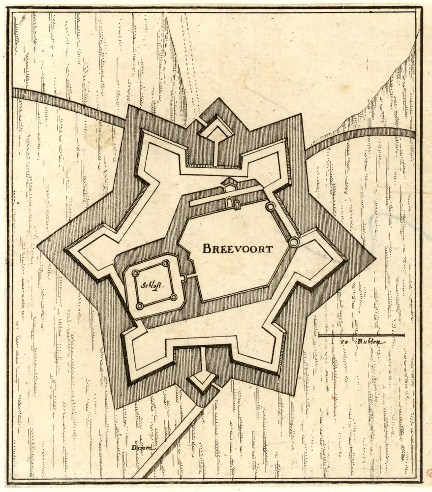 Voorbeeld van de oude kaart