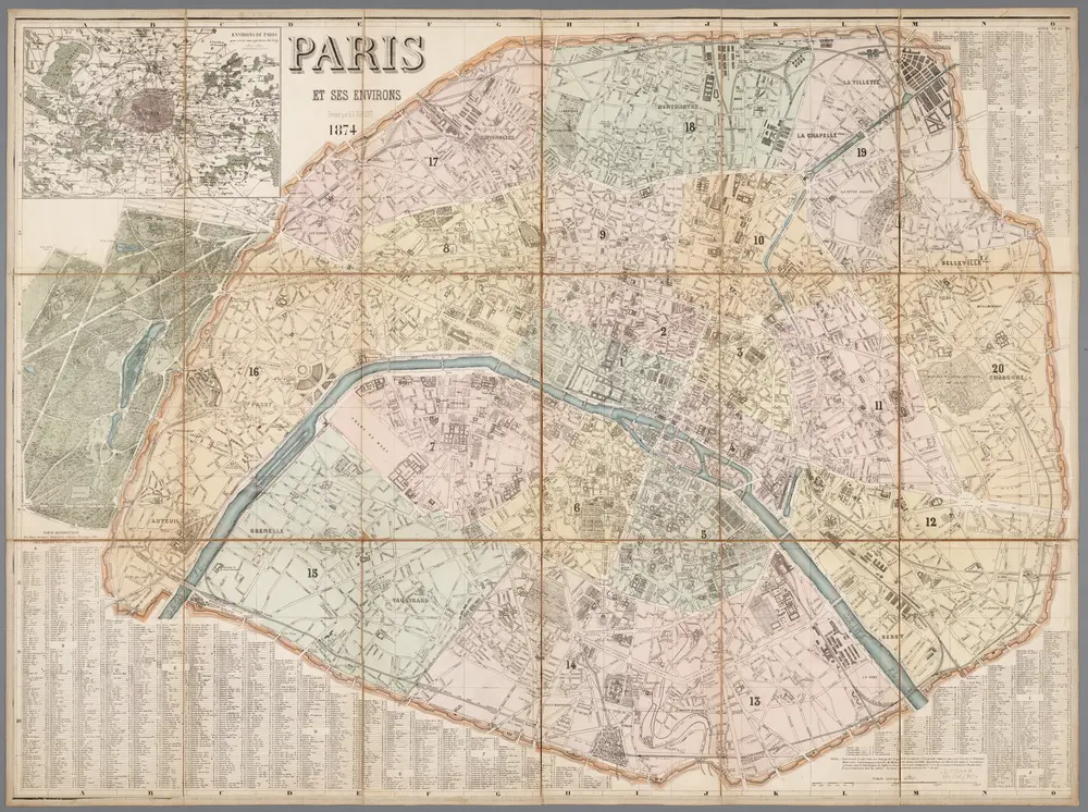 Aperçu de l'ancienne carte