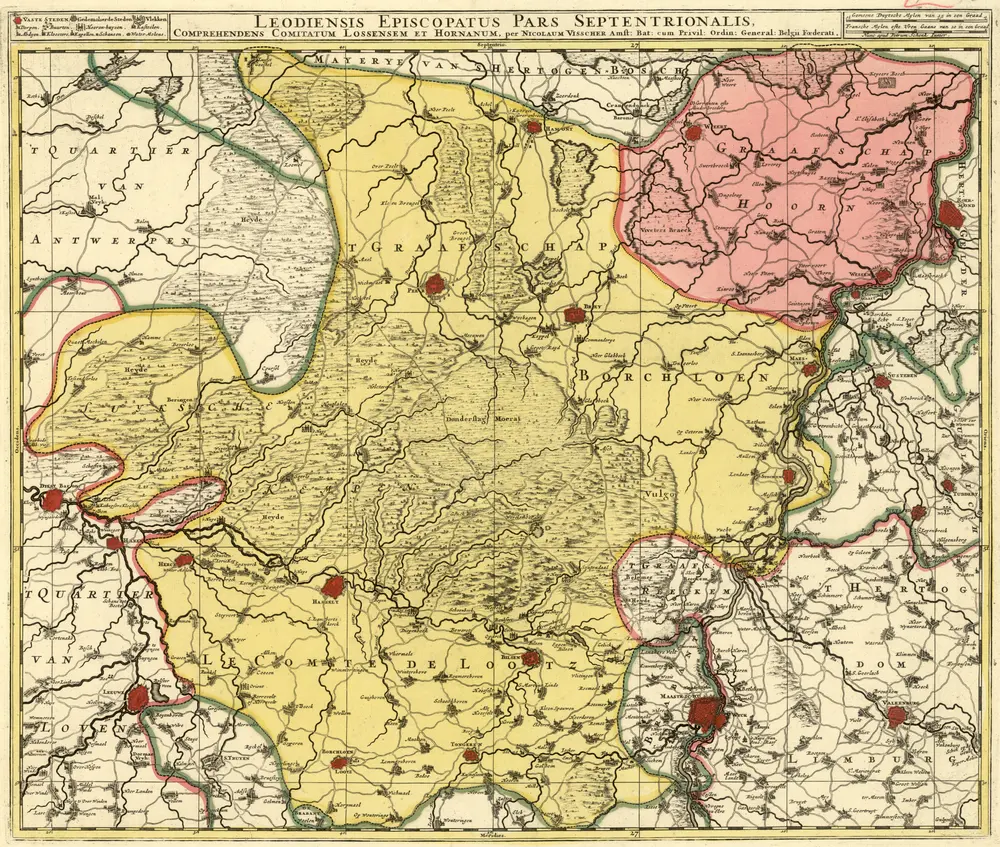 Voorbeeld van de oude kaart