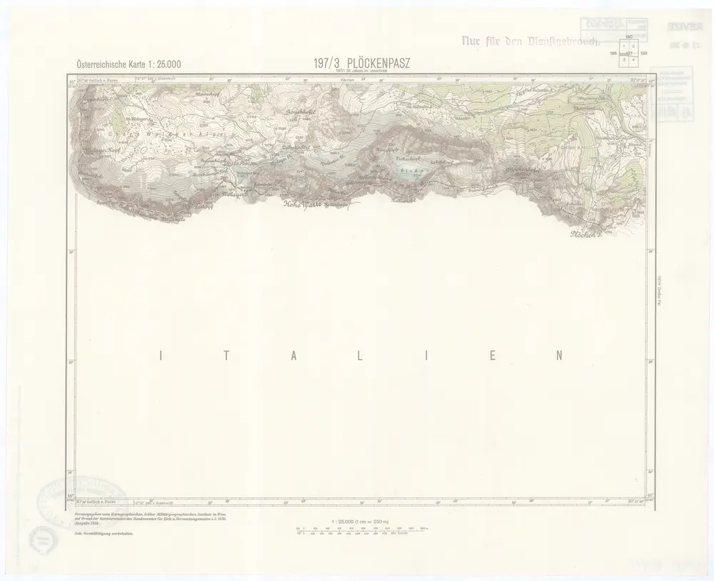 Aperçu de l'ancienne carte