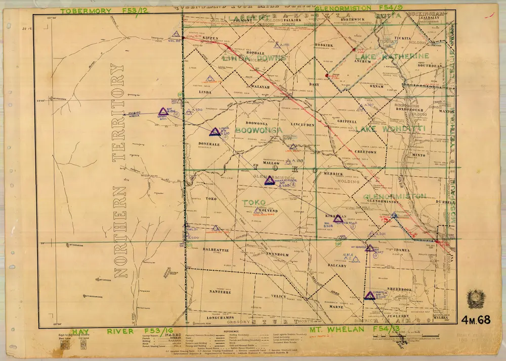 Queensland Four Mile Second series sheet 4m68