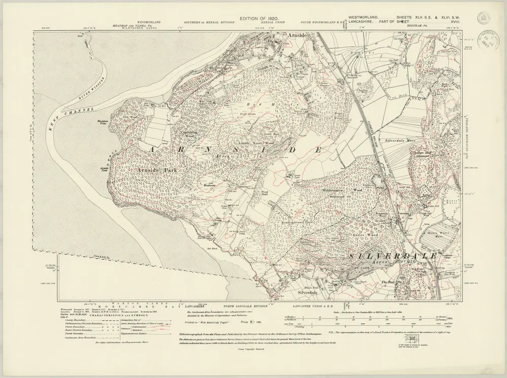 Voorbeeld van de oude kaart