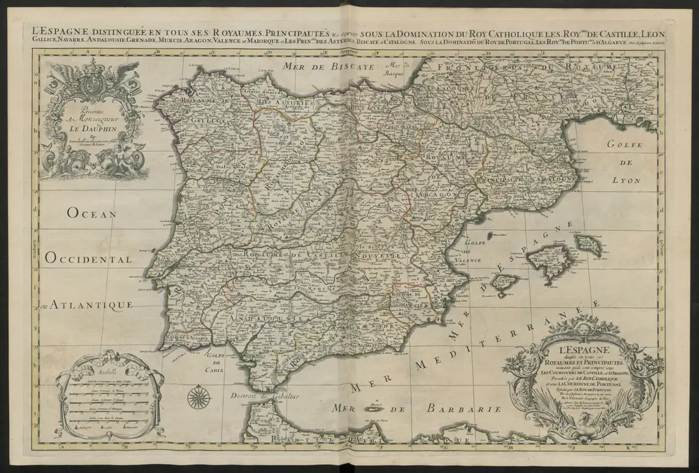 [Atlas Nouveau contenant toutes les parties du monde ... Presente ́ a` Monseigneur le Dauphin par ... Hubert Jaillot]