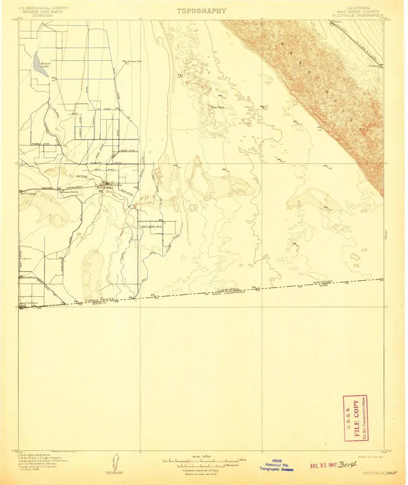 Aperçu de l'ancienne carte