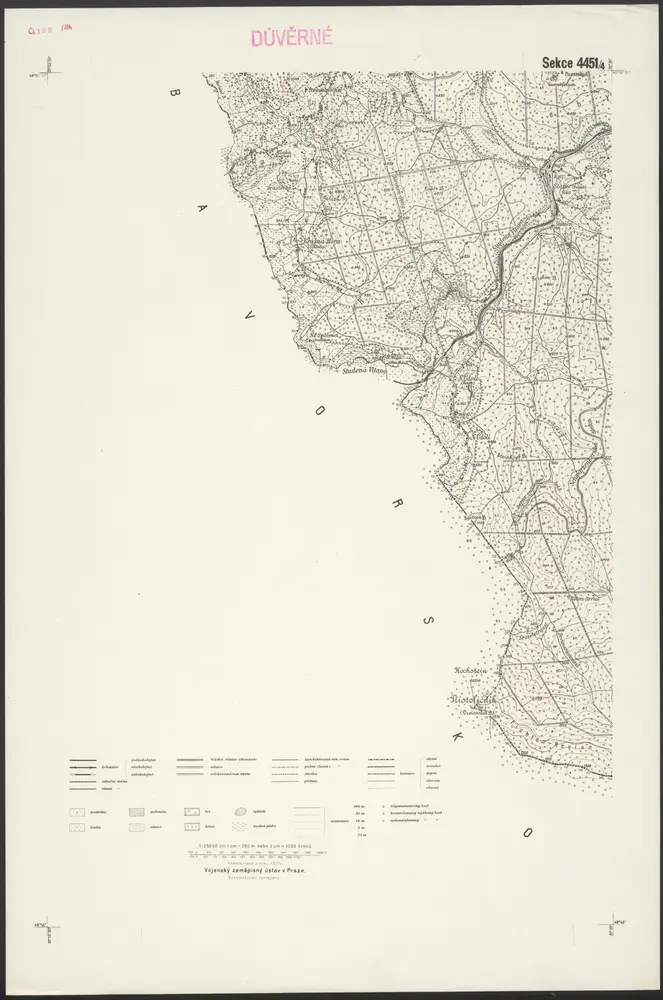 Voorbeeld van de oude kaart