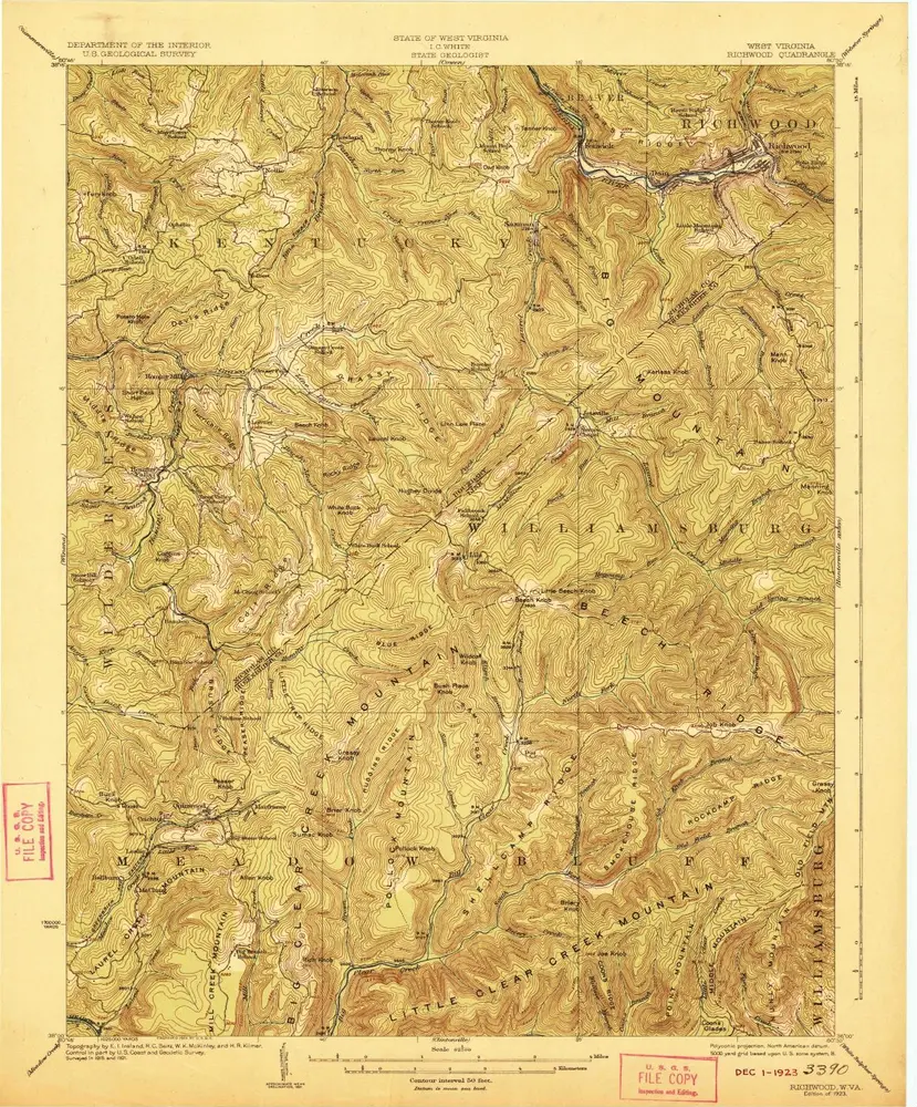 Aperçu de l'ancienne carte