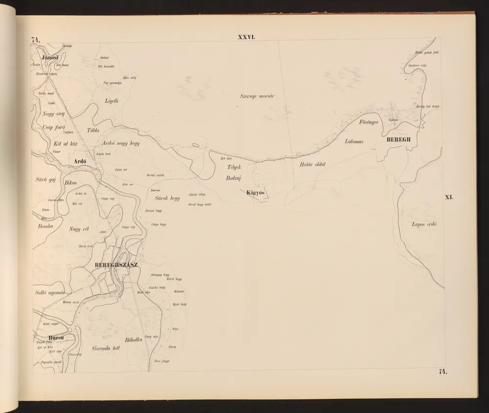 Aperçu de l'ancienne carte