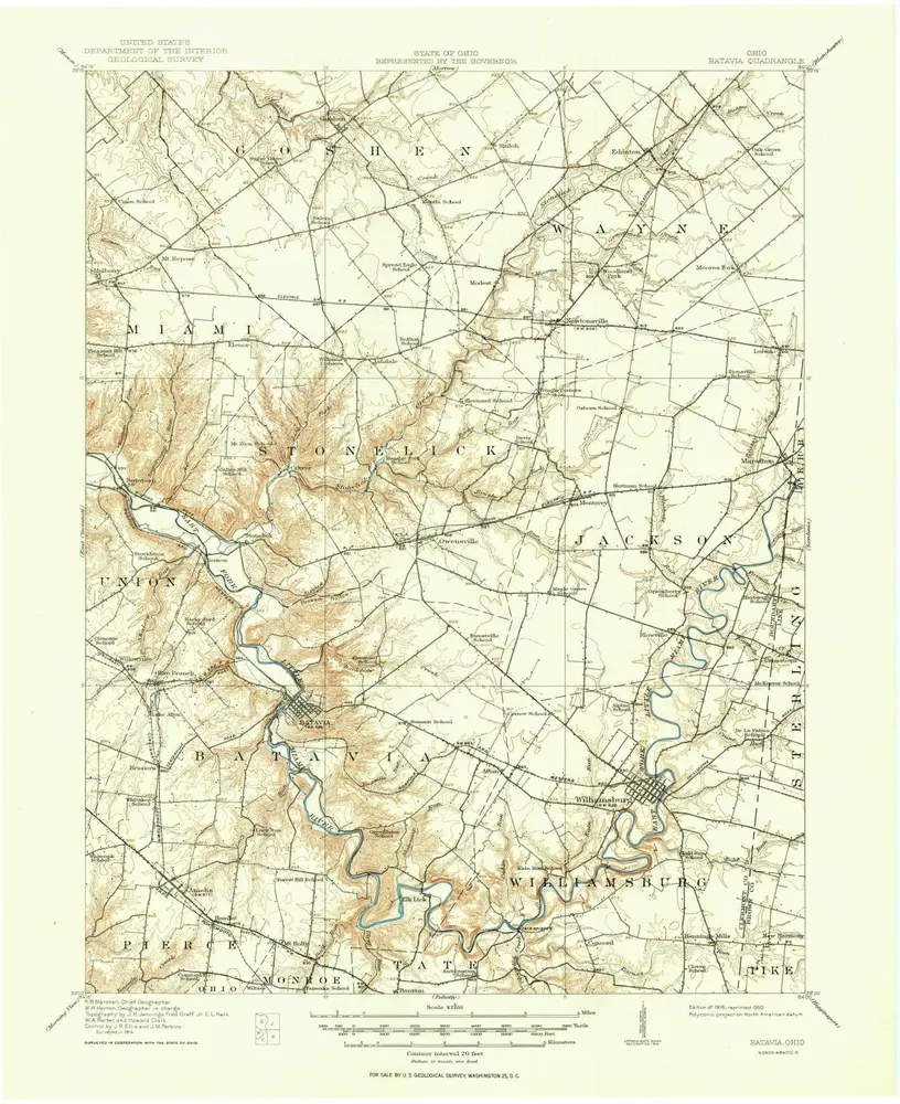 Aperçu de l'ancienne carte