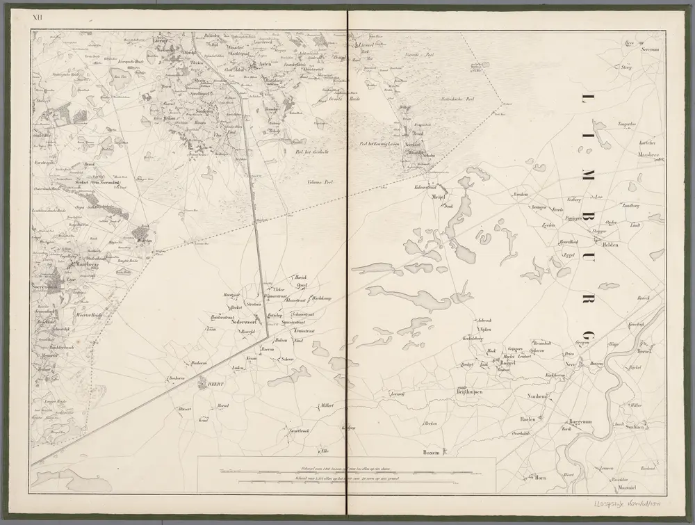 Voorbeeld van de oude kaart