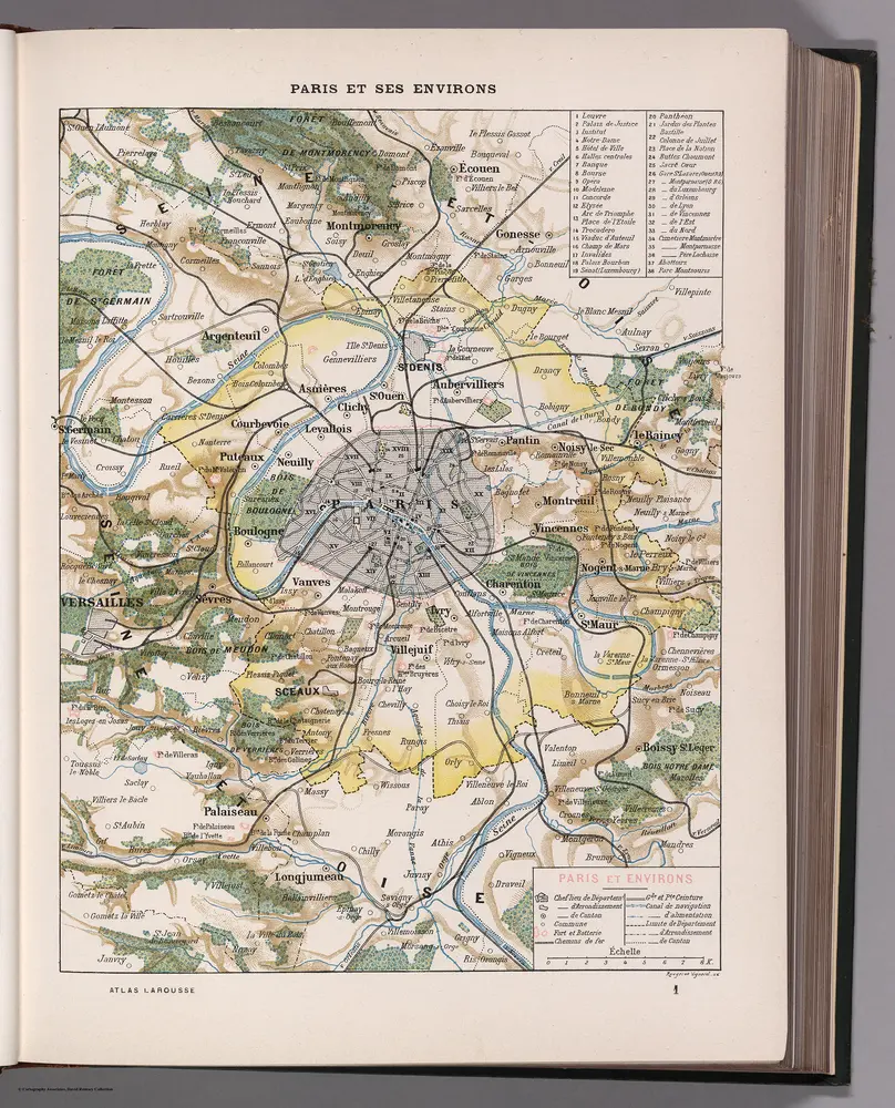 Aperçu de l'ancienne carte