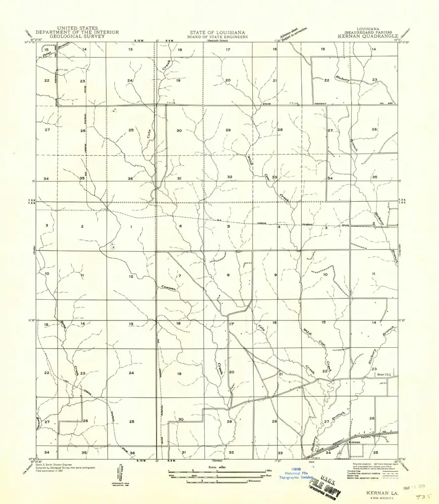 Voorbeeld van de oude kaart