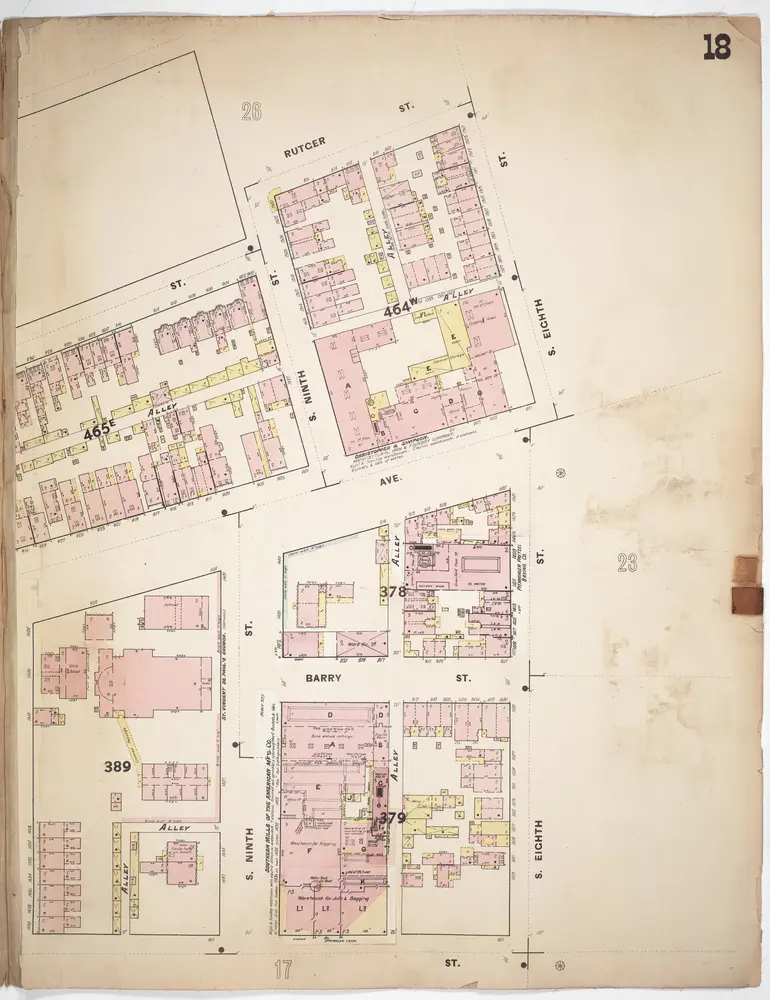 A. Whipple & Co.'s insurance map of St. Louis, Mo