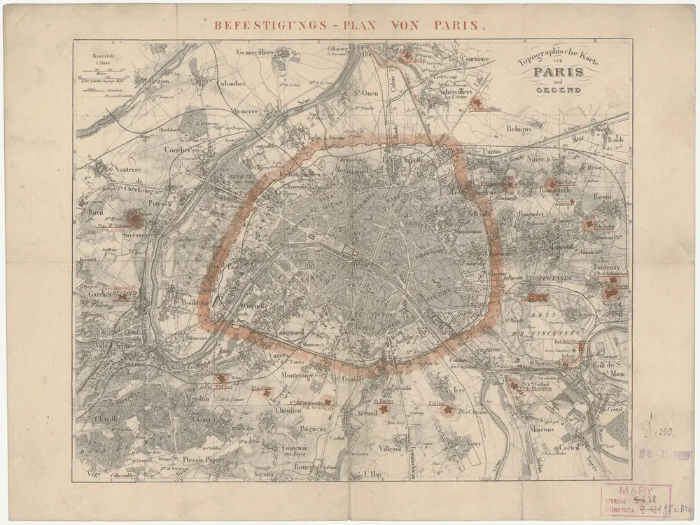 Aperçu de l'ancienne carte