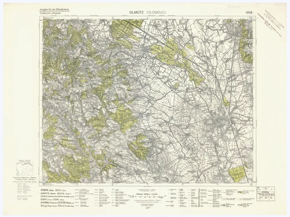 Voorbeeld van de oude kaart