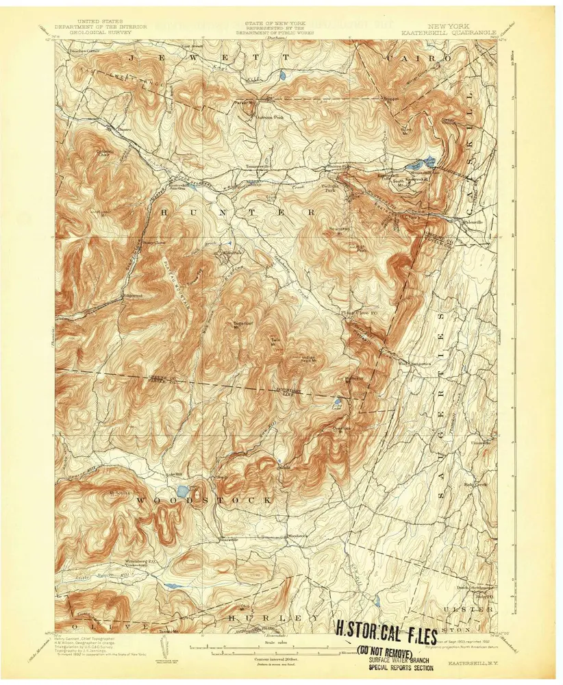 Aperçu de l'ancienne carte