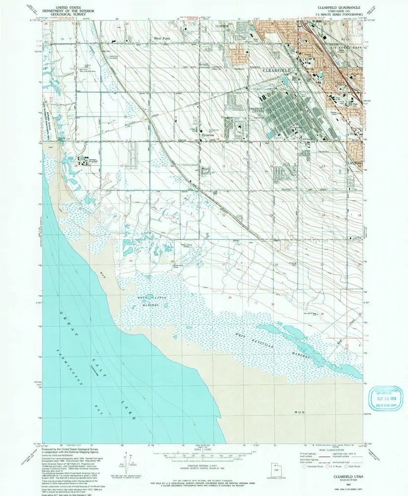 Voorbeeld van de oude kaart