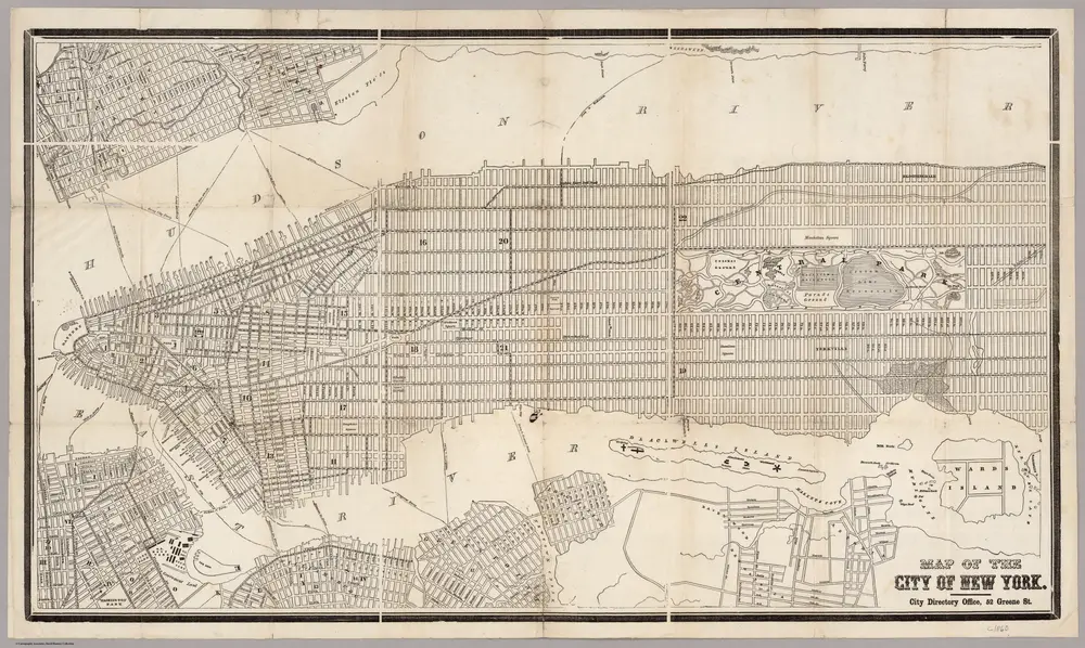 Voorbeeld van de oude kaart