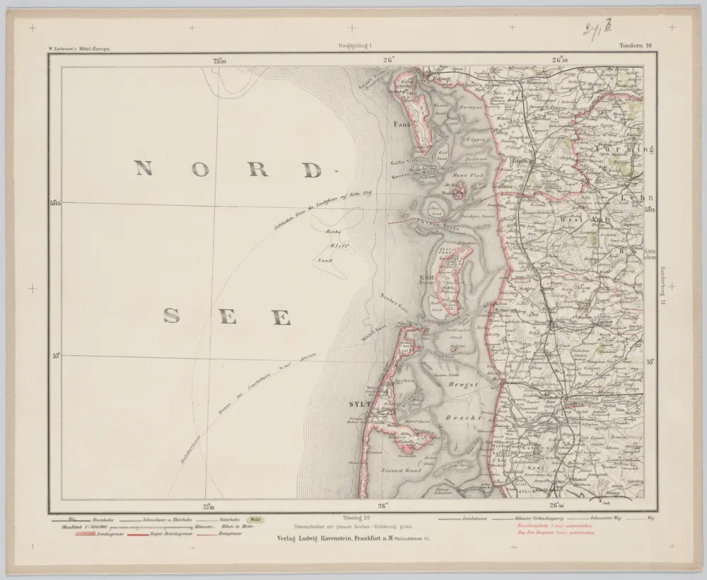 Voorbeeld van de oude kaart