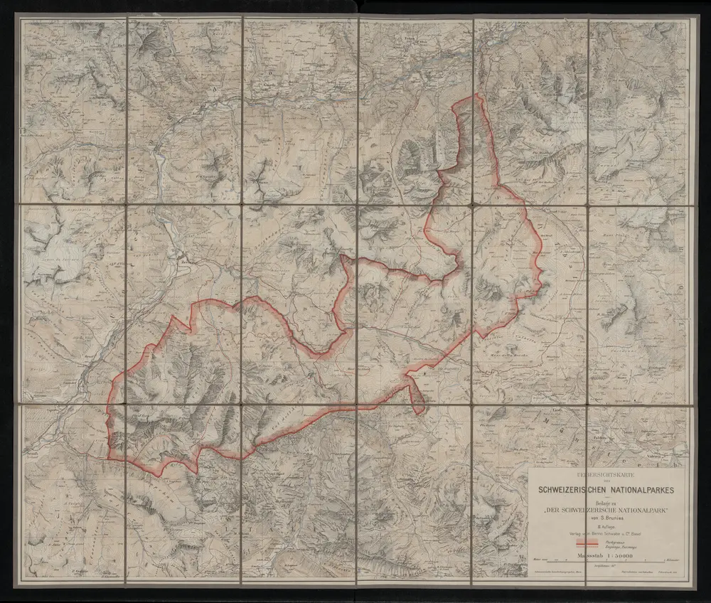 Voorbeeld van de oude kaart