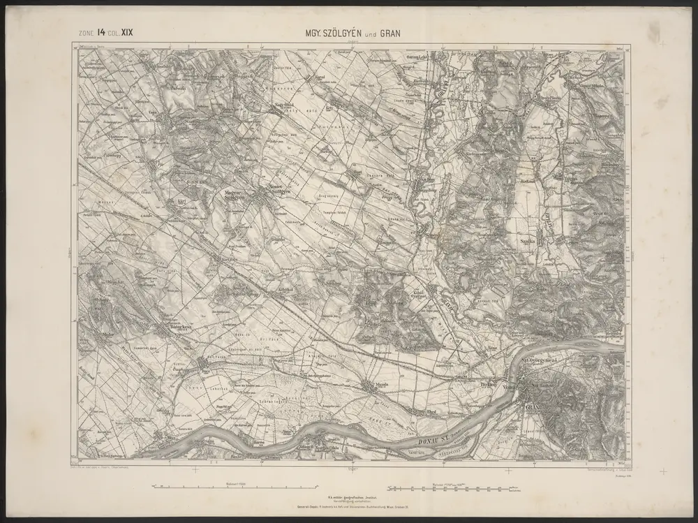 Voorbeeld van de oude kaart